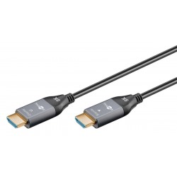 GOOBAY καλώδιο HDMI 2.1 65559 με Ethernet, AOC, 8K/60Hz, 48 Gbps, 20m, μαύρο
