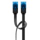 GOOBAY καλώδιο δικτύου 96301, CAT 6A U/UTP, flat, 500MHz, Copper, 0.50m, μαύρο