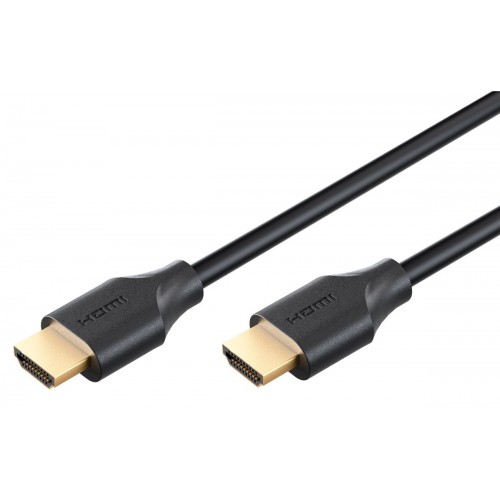 GOOBAY καλώδιο HDMI 2.2 80091, 16K/60Hz, 96 Gbps, 1m, μαύρο