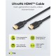 GOOBAY καλώδιο HDMI 2.2 80092, 16K/60Hz, 96 Gbps, 1.5m, μαύρο
