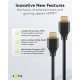 GOOBAY καλώδιο HDMI 2.2 80094, 16K/60Hz, 96 Gbps, 2m, μαύρο