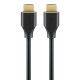 GOOBAY καλώδιο HDMI 2.2 80094, 16K/60Hz, 96 Gbps, 2m, μαύρο