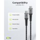 GOOBAY καλώδιο USB-C 49301, 60W, 480Mbps, 0.50m, μαύρο