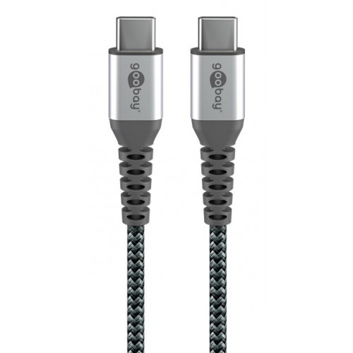 GOOBAY καλώδιο USB-C 49301, 60W, 480Mbps, 0.50m, μαύρο