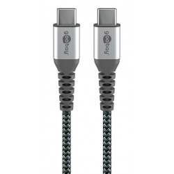 GOOBAY καλώδιο USB-C 49303, 60W, 480Mbps, 2m, μαύρο