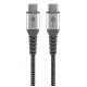 GOOBAY καλώδιο USB-C 49303, 60W, 480Mbps, 2m, μαύρο
