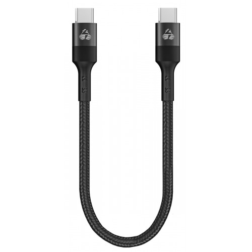 POWERTECH καλώδιο USB-C PTR-0204, PD 60W, 480Mbps, 25cm, μαύρο