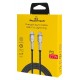 POWERTECH καλώδιο Lightning σε USB-C PTR-0200, PD 27W, 480Mbps, 1m, μαύρο/γκρι