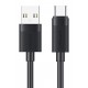 USAMS καλώδιο USB-C σε USB SJ777, 3A, 480Mbps, 1m, μαύρο