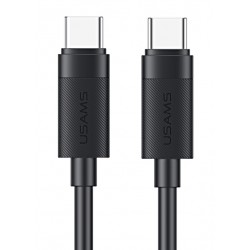 USAMS καλώδιο USB-C SJ780, 60W, 480Mbps, 1m, μαύρο