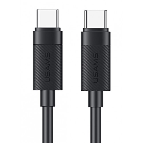 USAMS καλώδιο USB-C SJ780, 60W, 480Mbps, 1m, μαύρο
