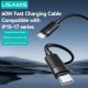 USAMS καλώδιο USB-C SJ780, 60W, 480Mbps, 1m, μαύρο