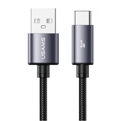 USAMS καλώδιο USB-C σε USB SJ767, 3A, 480Mbps, 1m, μαύρο