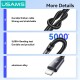 USAMS καλώδιο Lightning σε USB-C SJ770, 30W, 480Mbps, 1m, μαύρο