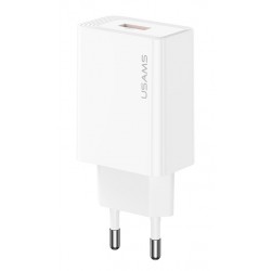 USAMS φορτιστής τοίχου CC324, USB, 18W, λευκός