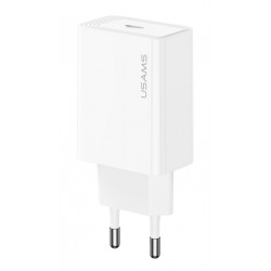 USAMS φορτιστής τοίχου CC329, USB-C, 30W, λευκός