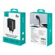 USAMS φορτιστής τοίχου CC330, 2x USB & 2x USB-C, 40W, GaN, μαύρος