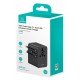 USAMS φορτιστής/αντάπτορας πρίζας CC310, 2x USB & 3x USB-C, universal, 70W, μαύρος