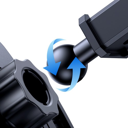 USAMS βάση smartphone αυτοκινήτου ZJ086 για ταμπλό/παρμπρίζ, μαύρη