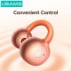 USAMS earphones με θήκη φόρτισης Echo R03, OWS, Φ11mm, 40/300mAh, πορτοκαλί