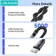 USAMS καλώδιο USB-C SJ769, 60W, 480Mbps, 1m, μαύρο