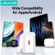 USAMS φορτιστής τοίχου CC325, USB-C, 20W, λευκός