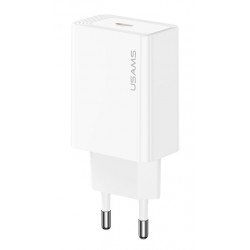 USAMS φορτιστής τοίχου CC325, USB-C, 20W, λευκός