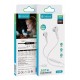 CELEBRAT earphones με μικρόφωνο G39, USB-C σύνδεση, 14mm, 1.2m, λευκά