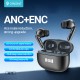 CELEBRAT earphones με θήκη φόρτισης W72, True Wireless, 10mm, 33/380mAh, ANC & ENC, μαύρα