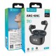 CELEBRAT earphones με θήκη φόρτισης W72, True Wireless, 10mm, 33/380mAh, ANC & ENC, μαύρα