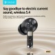 CELEBRAT earphones με θήκη φόρτισης W80, True Wireless, 13mm, 30/230mAh, γκρι