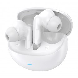 CELEBRAT earphones με θήκη φόρτισης W80, True Wireless, 13mm, 30/230mAh, λευκά