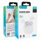 CELEBRAT earphones με θήκη φόρτισης W79, True Wireless, 13mm, 30/300mAh, λευκά