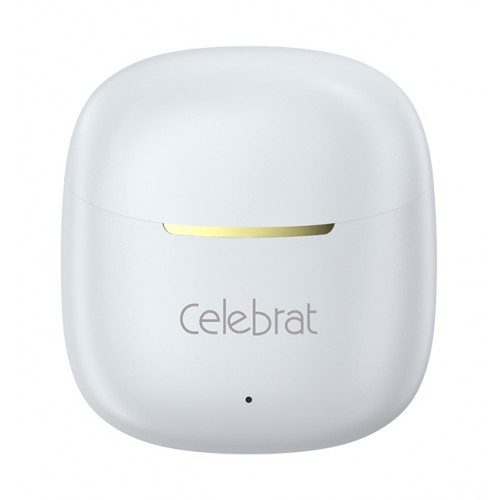 CELEBRAT earphones με θήκη φόρτισης W79, True Wireless, 13mm, 30/300mAh, λευκά