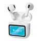 CELEBRAT earphones με θήκη φόρτισης W76, True Wireless, 13mm, 25/300mAh, λευκά