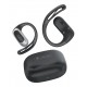 CELEBRAT earphones με θήκη φόρτισης W77, OWS, 12mm, 40/400mAh, μαύρα