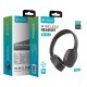 CELEBRAT headphones A45, ασύρματα & ενσύρματα, micro SD, 40mm, 250mAh, μαύρα