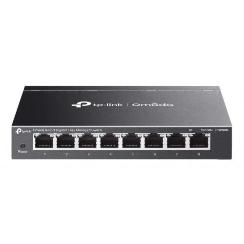 TP-LINK easy managed switch ES208G, 8x Gigabit θύρες, V1.0