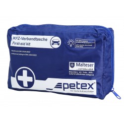 PETEX kit πρώτων βοηθειών για οχήματα 43930005, DIN 13164-2022, μπλε