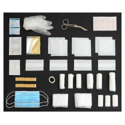 PETEX kit πρώτων βοηθειών για οχήματα 43930004, DIN 13164-2022, μαύρο
