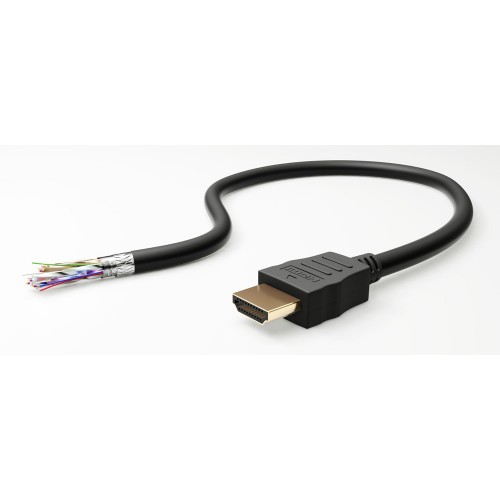 GOOBAY καλώδιο HDMI 80096 με Ethernet, soft, 4K/60Hz, 18 Gbps, 0.5m, μαύρο