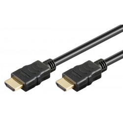 GOOBAY καλώδιο HDMI 80104 με Ethernet, soft, 4K/60Hz, 18 Gbps, 3m, μαύρο