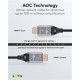 GOOBAY καλώδιο HDMI 2.1 76278 με Ethernet, AOC, 8K/60Hz, 48 Gbps, 50m, μαύρο