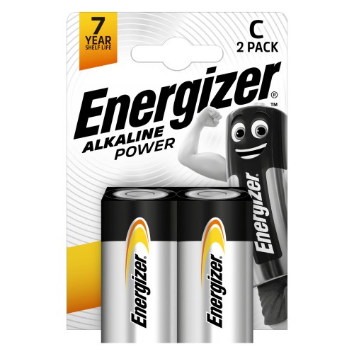 ENERGIZER αλκαλικές μπαταρίες Alkaline Power, C/LR14, 1.5V, 2τμχ