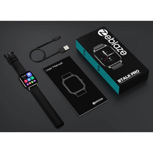 ZEBLAZE smartwatch Btalk Pro, heart rate, 1.91" TFT, μαύρο