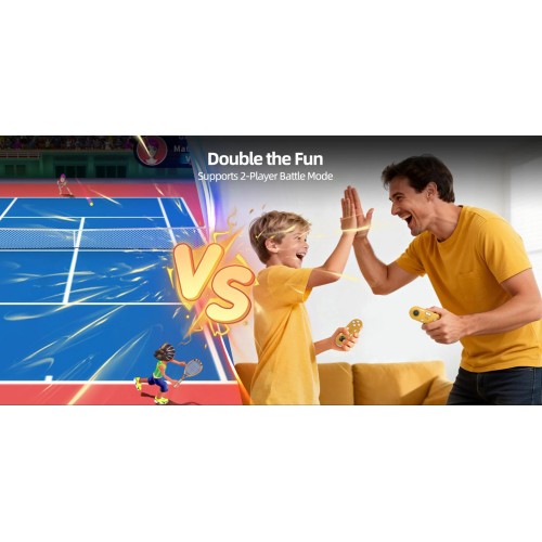 MECOOL σετ ασύρματων motion gamepad KidzMove GM2 για Android smart TV & TV Box, κίτρινο, 2τμχ