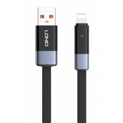 LDNIO καλώδιο Lightning σε USB LS242i, flat, 30W, 480Mbps, 2m, μαύρο