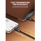 LDNIO καλώδιο Lightning σε USB LS242i, flat, 30W, 480Mbps, 2m, μαύρο