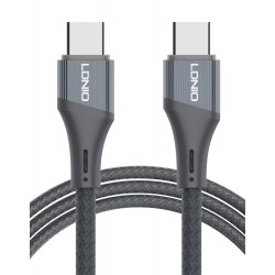 LDNIO καλώδιο USB-C LC632c, 100W, 480Mbps, 2m, μαύρο