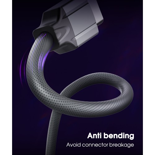 LDNIO καλώδιο USB-C iP-441c, 65W, 480Mbps, 1m, γκρι